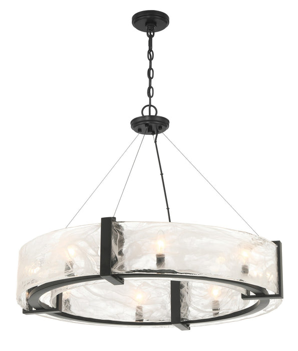 Minka-Lavery 3619-66A Eight Light Pendant, Coal