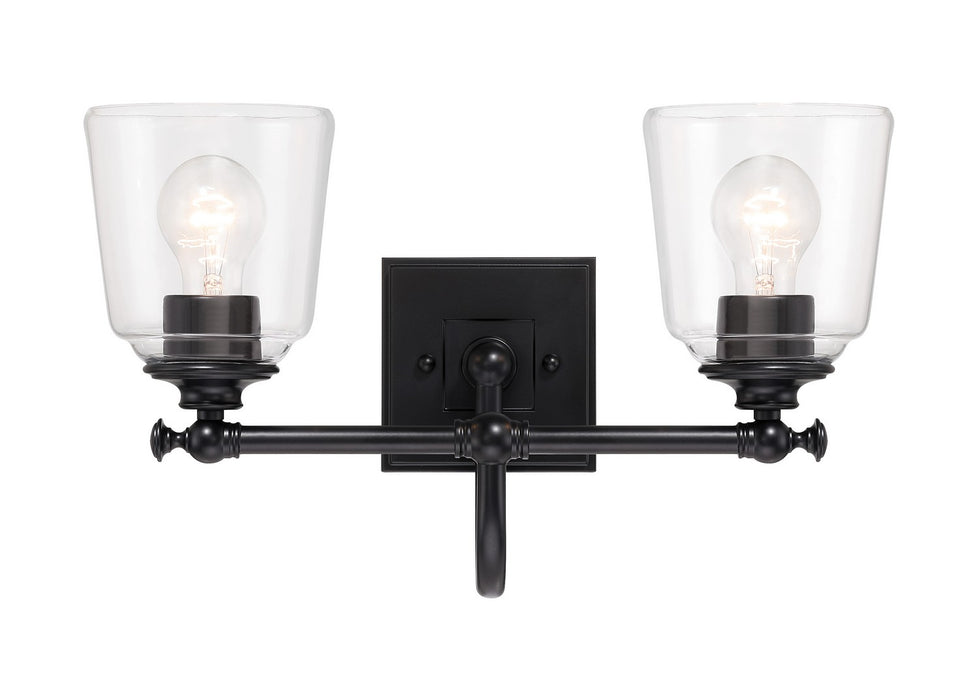 Minka-Lavery 4002-66A Two Light Bath Vanity, Coal