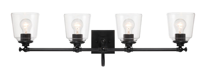 Minka-Lavery 4004-66A Four Light Bath Vanity, Coal