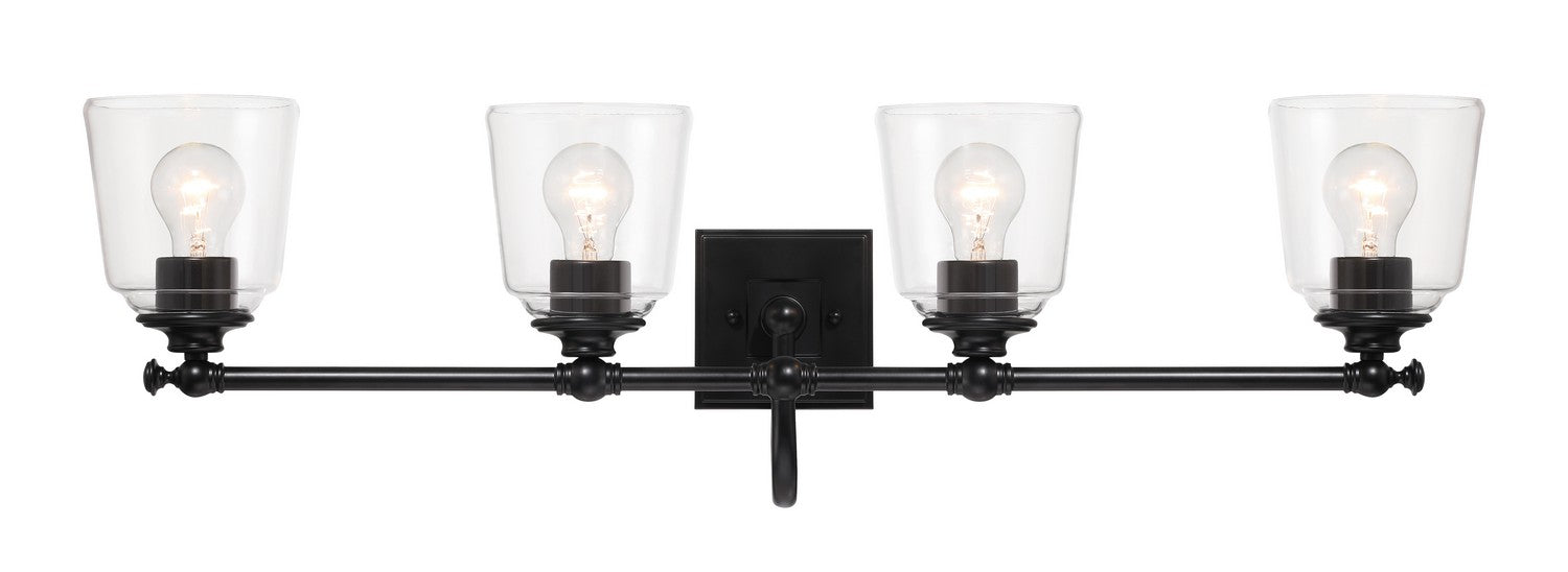 Minka-Lavery 4004-66A Four Light Bath Vanity, Coal