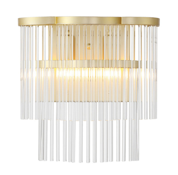 Minka-Lavery 5452-856 Two Light Wall Sconce, Heirloom Brass