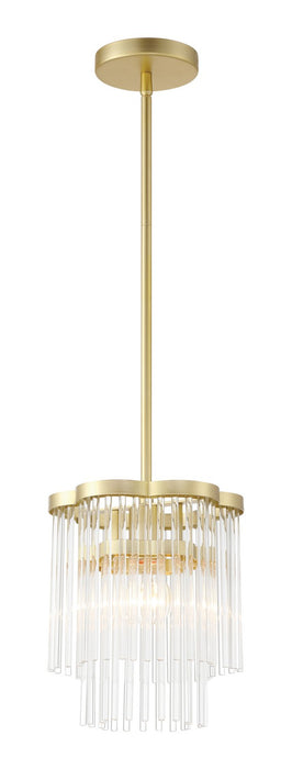 Minka-Lavery 5457-856 One Light Mini Pendant, Heirloom Brass