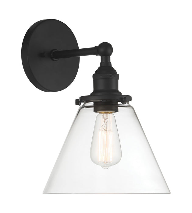 Minka-Lavery 5680-66A One Light Bath Vanity, Coal