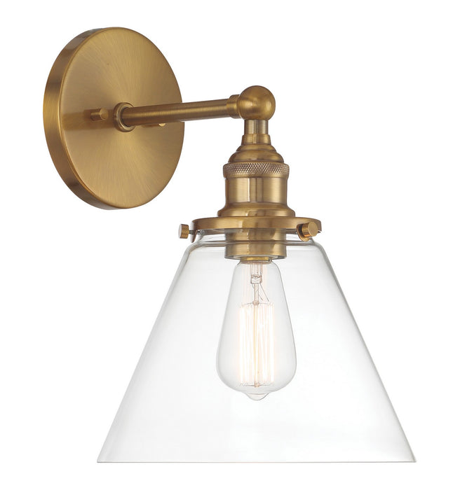 Minka-Lavery 5680-923 One Light Bath Vanity, Oxidized Aged Brass