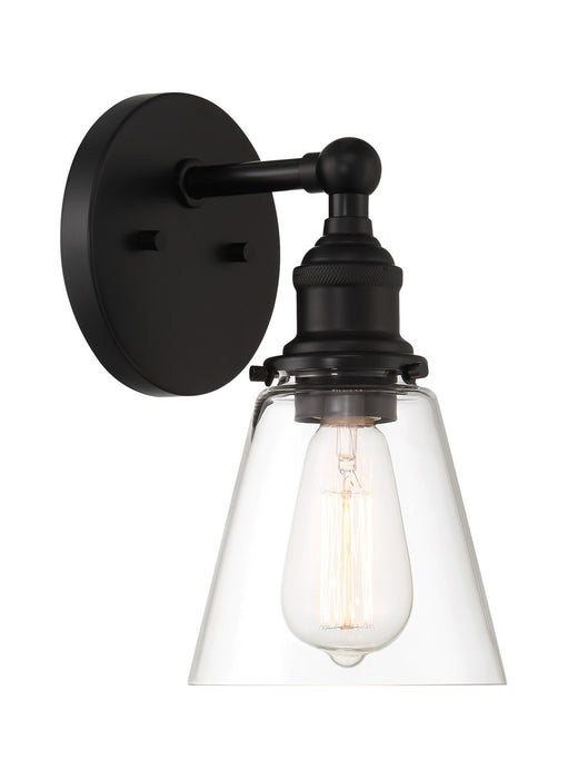 Minka-Lavery 5681-66A One Light Wall Sconce, Coal