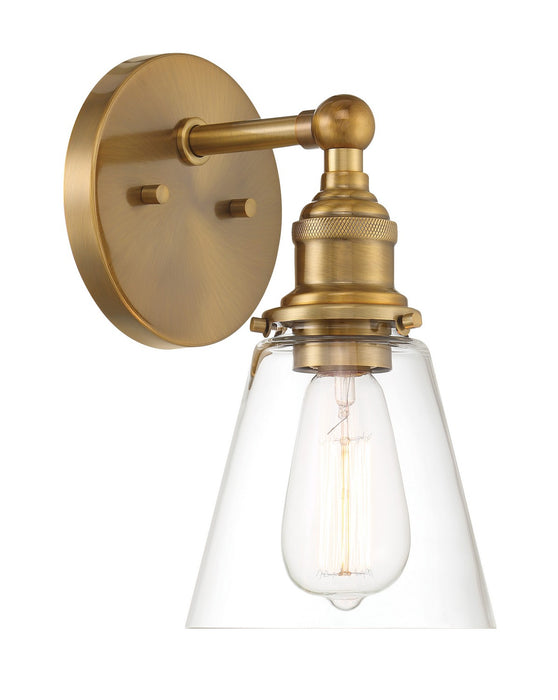 Minka-Lavery 5681-923 One Light Wall Sconce, Oxidized Aged Brass