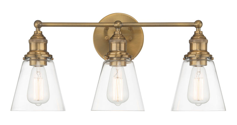 Minka-Lavery 5683-923 Three Light Bath Vanity, Oxidized Aged Brass