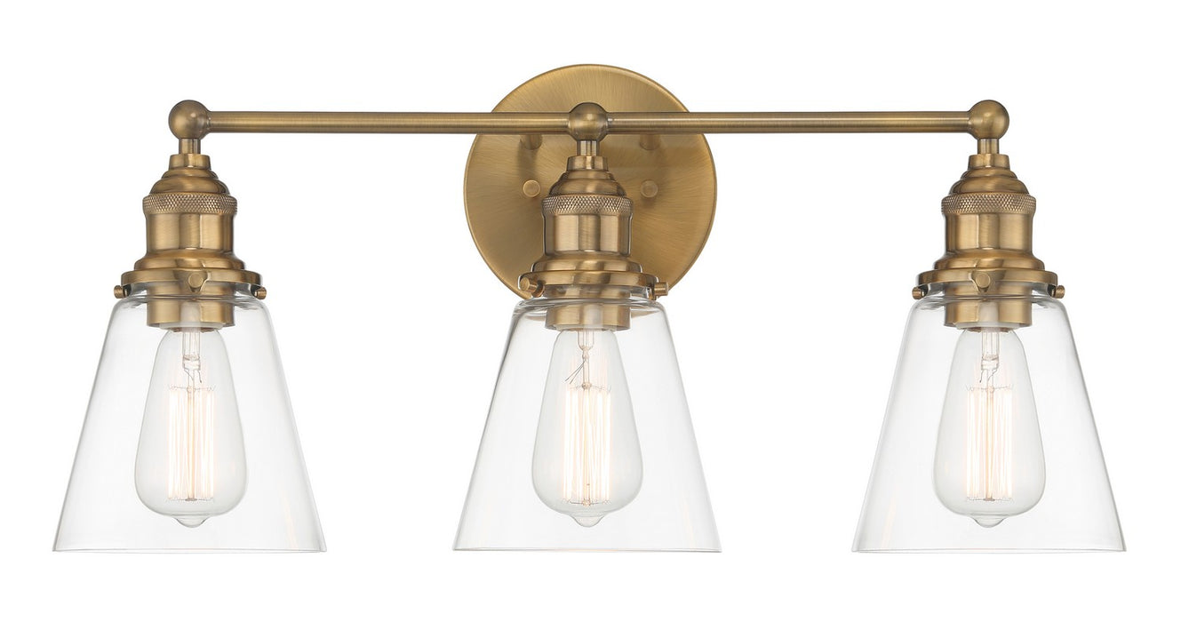 Minka-Lavery 5683-923 Three Light Bath Vanity, Oxidized Aged Brass