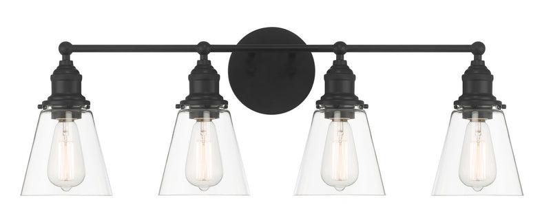 Minka-Lavery 5684-66A Four Light Bath Vanity, Coal