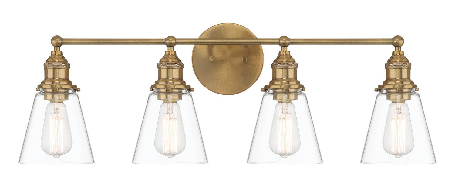 Minka-Lavery 5684-923 Four Light Bath Vanity, Oxidized Aged Brass