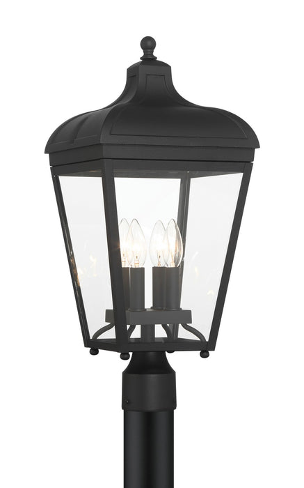 Minka-Lavery 72486-66-C Four Light Outdoor Post Lantern, Sand Coal