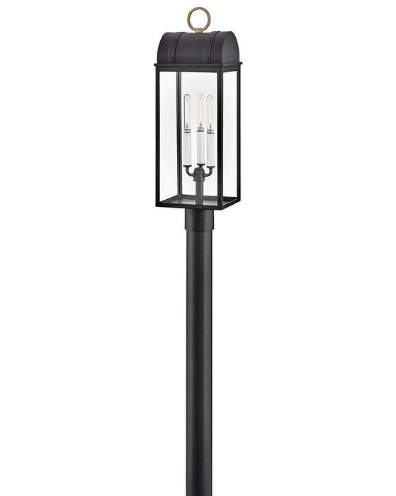 Hinkley 10661BK-BU LED Post Lantern, Black