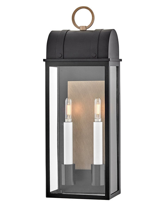 Hinkley 10664BK-BU LED Outdoor Wall Mount, Black