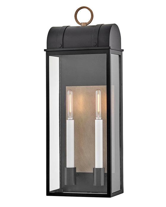 Hinkley 10665BK-BU LED Outdoor Wall Mount, Black