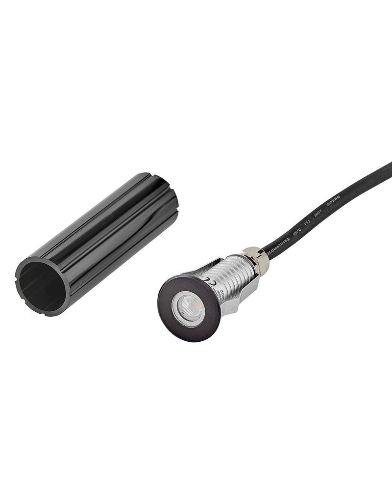 Hinkley 15074SSB LED Button Light, Stainless Steel Black