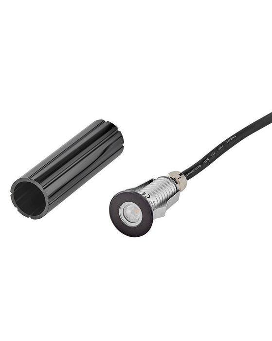 Hinkley 15074SSB LED Button Light, Stainless Steel Black