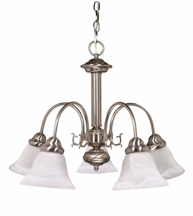 Nuvo Lighting 60-181 Five Light Chandelier, Brushed Nickel