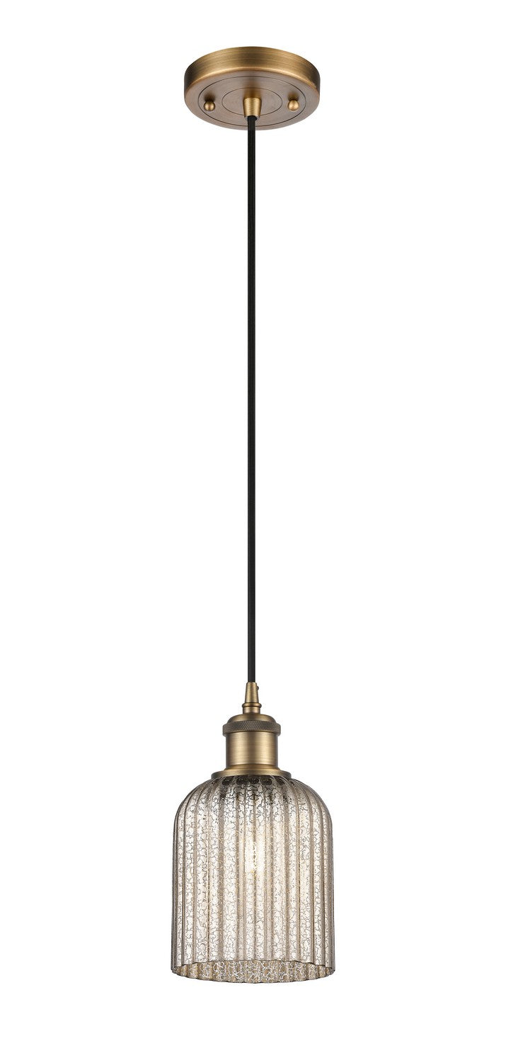 Innovations 516-1P-BB-G559-5ME One Light Mini Pendant, Brushed Brass