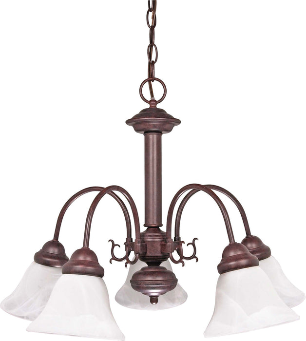 Nuvo Lighting 60-183 Five Light Chandelier, Old Bronze