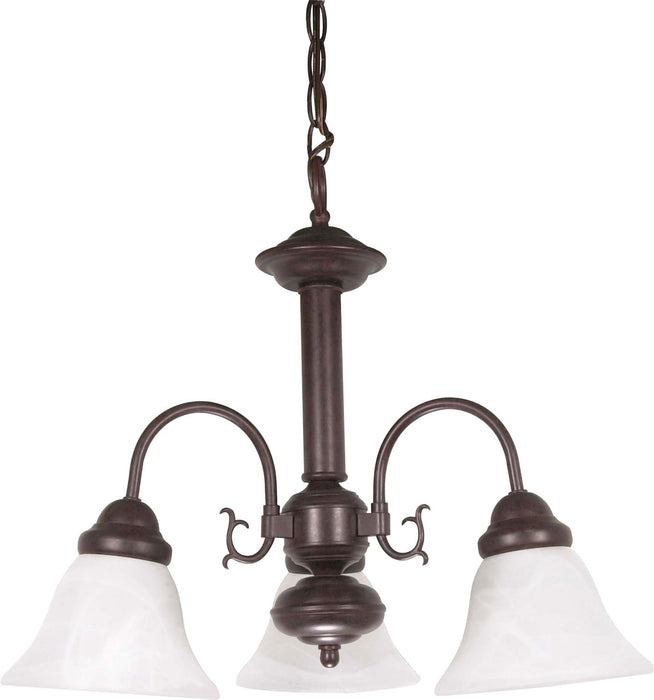 Nuvo Lighting 60-184 Three Light Chandelier, Old Bronze