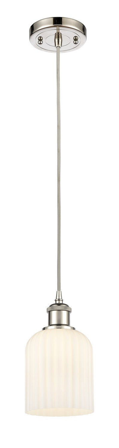 Innovations 516-1P-PN-G559-5GWH One Light Mini Pendant, Polished Nickel