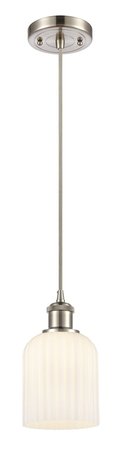 Innovations 516-1P-SN-G559-5GWH One Light Mini Pendant, Brushed Satin Nickel