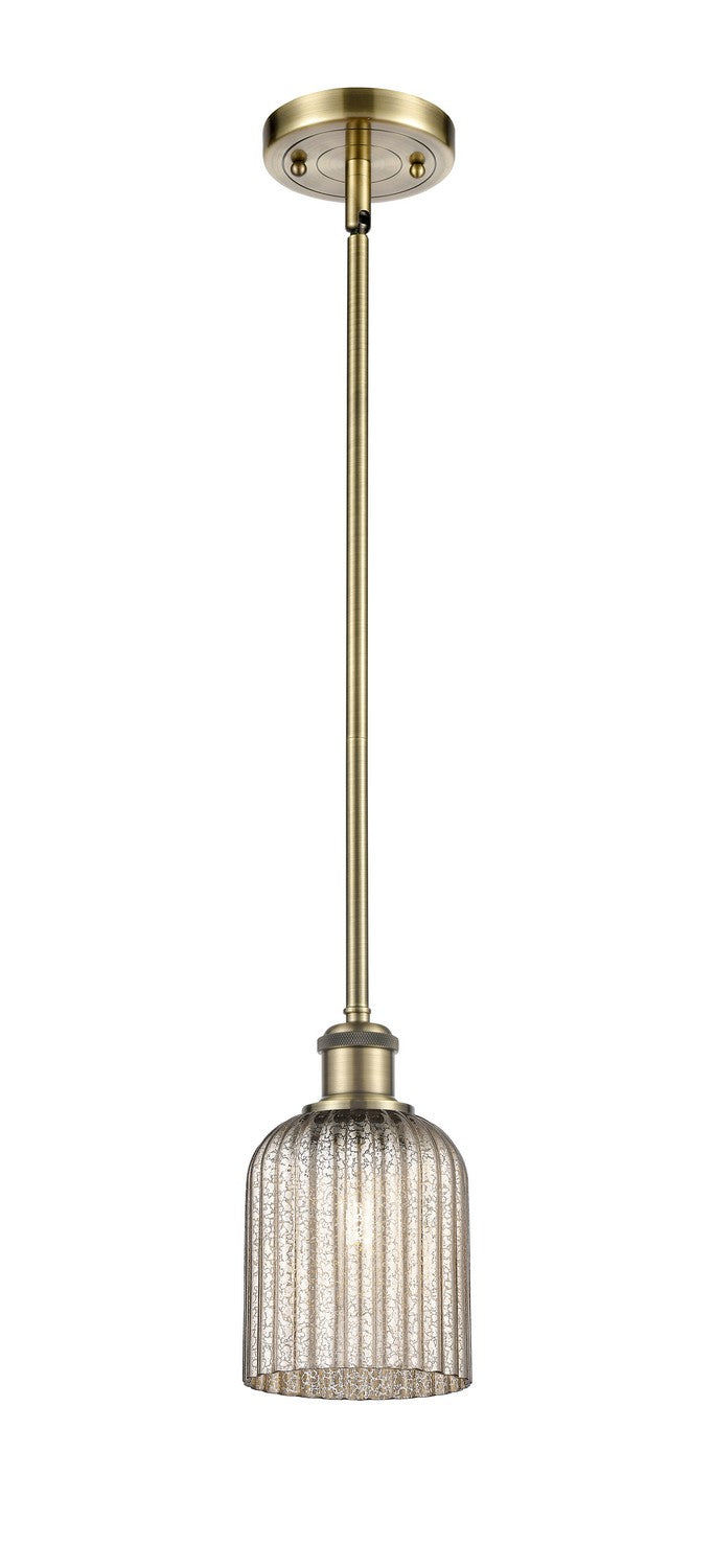 Innovations 516-1S-AB-G559-5ME One Light Mini Pendant, Antique Brass