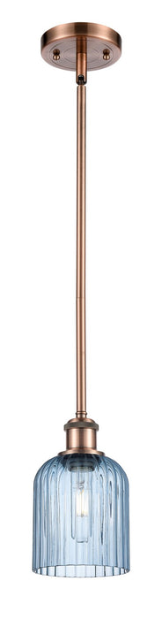Innovations 516-1S-AC-G559-5BL One Light Mini Pendant, Antique Copper