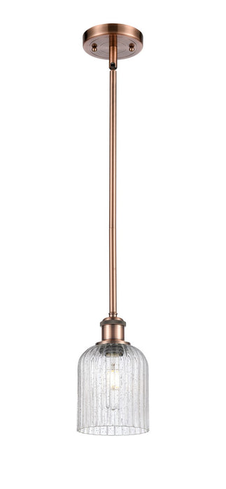Innovations 516-1S-AC-G559-5SDY One Light Mini Pendant, Antique Copper