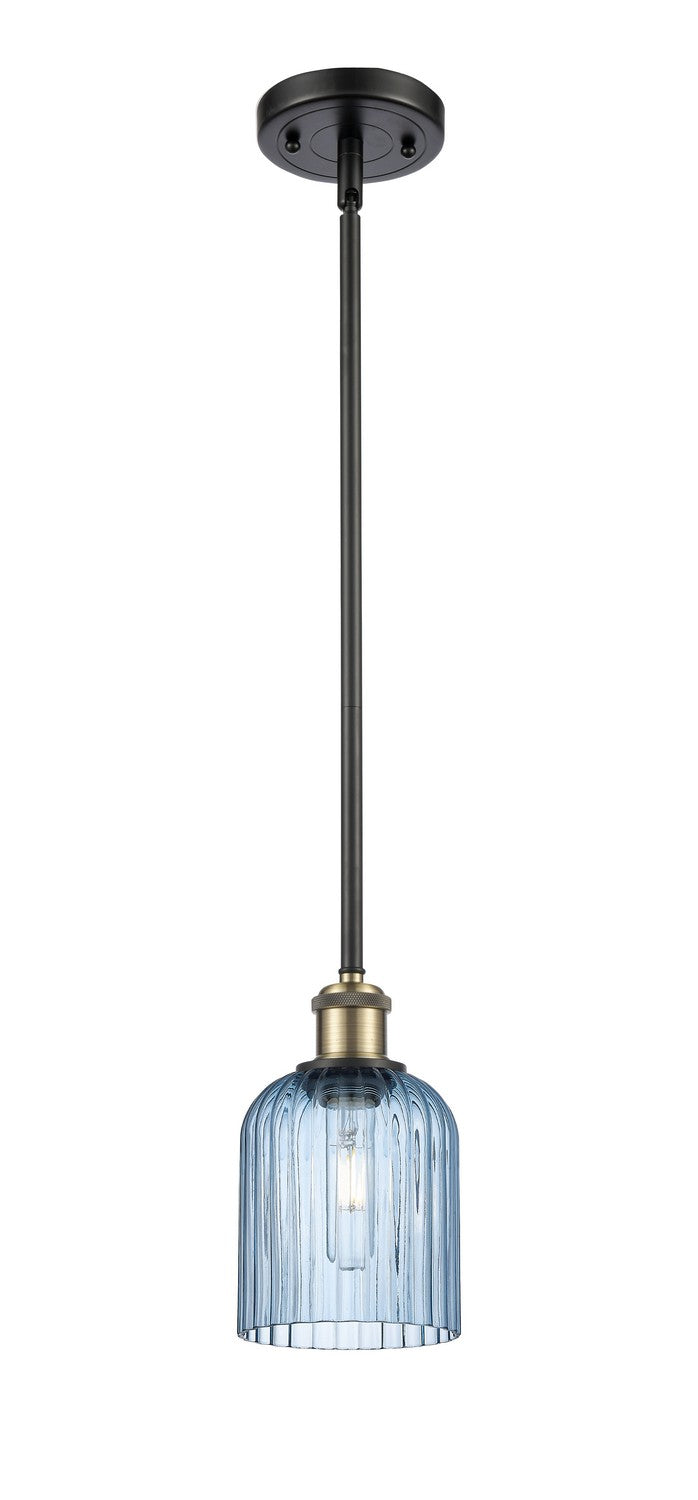Innovations 516-1S-BAB-G559-5BL One Light Mini Pendant, Black Antique Brass