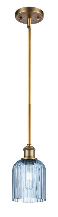 Innovations 516-1S-BB-G559-5BL One Light Mini Pendant, Brushed Brass