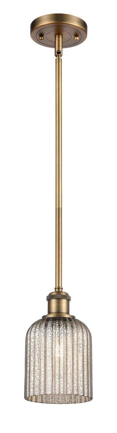 Innovations 516-1S-BB-G559-5ME One Light Mini Pendant, Brushed Brass