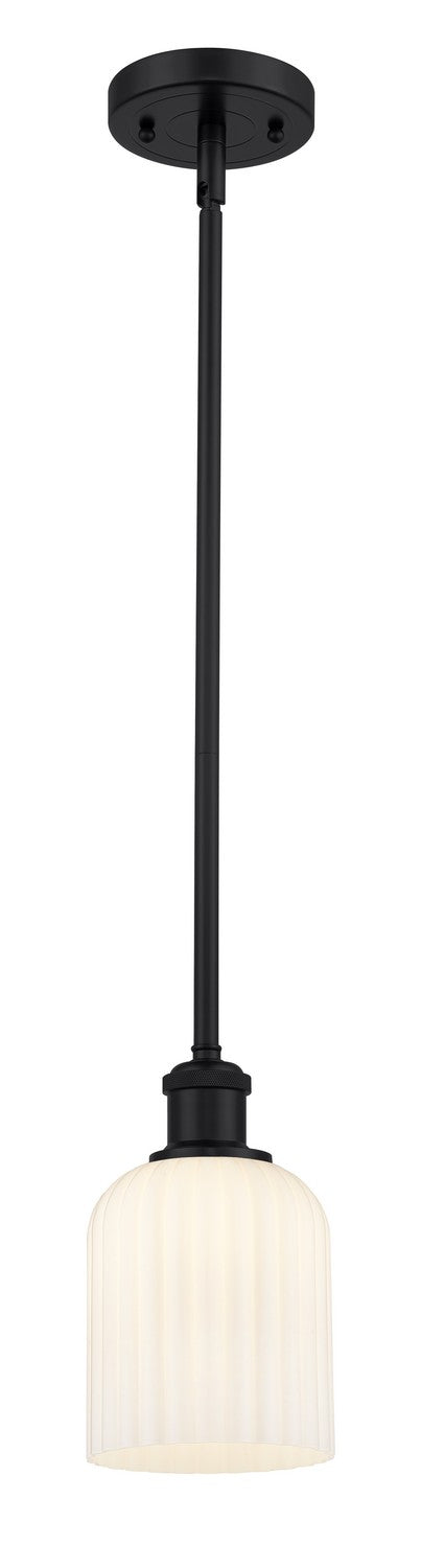 Innovations 516-1S-BK-G559-5GWH One Light Mini Pendant, Matte Black