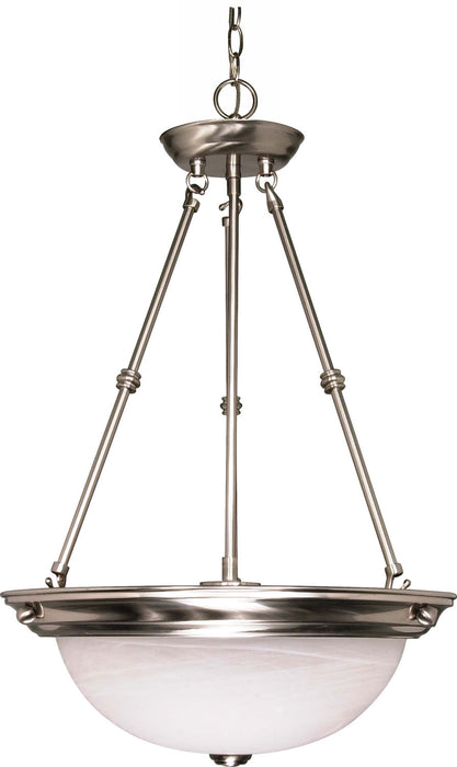 Nuvo Lighting 60-203 Three Light Pendant, Brushed Nickel