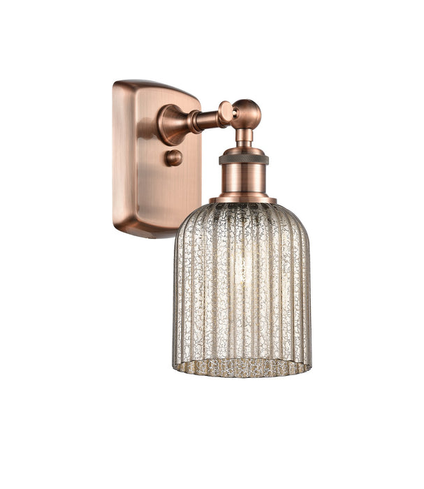 Innovations 516-1W-AC-G559-5ME One Light Wall Sconce, Antique Copper
