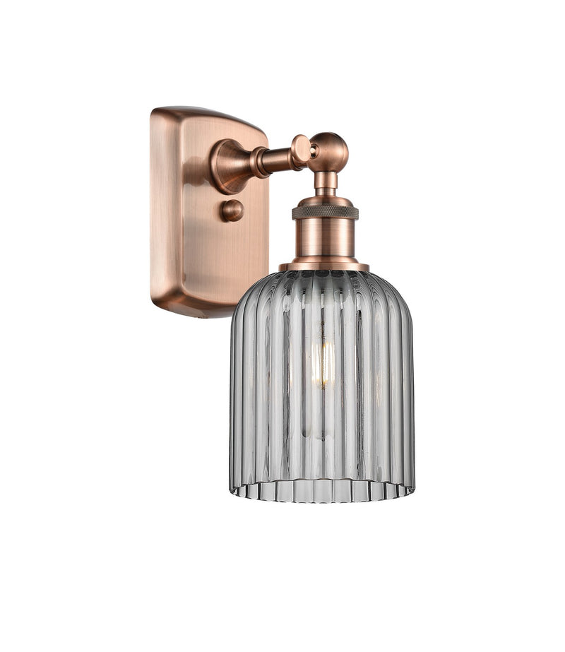 Innovations 516-1W-AC-G559-5SM One Light Wall Sconce, Antique Copper