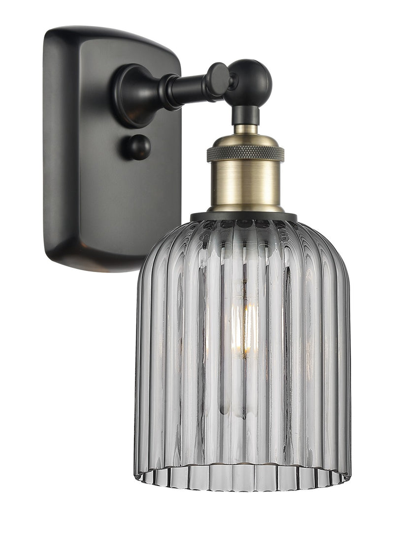Innovations 516-1W-BAB-G559-5SM One Light Wall Sconce, Black Antique Brass