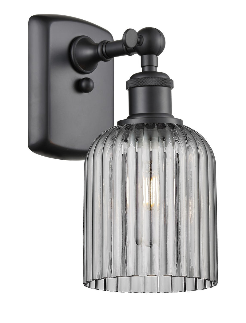 Innovations 516-1W-BK-G559-5SM One Light Wall Sconce, Matte Black