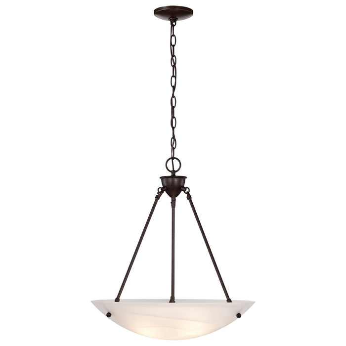 Nuvo Lighting 60-371 Three Light Pendant, Old Bronze