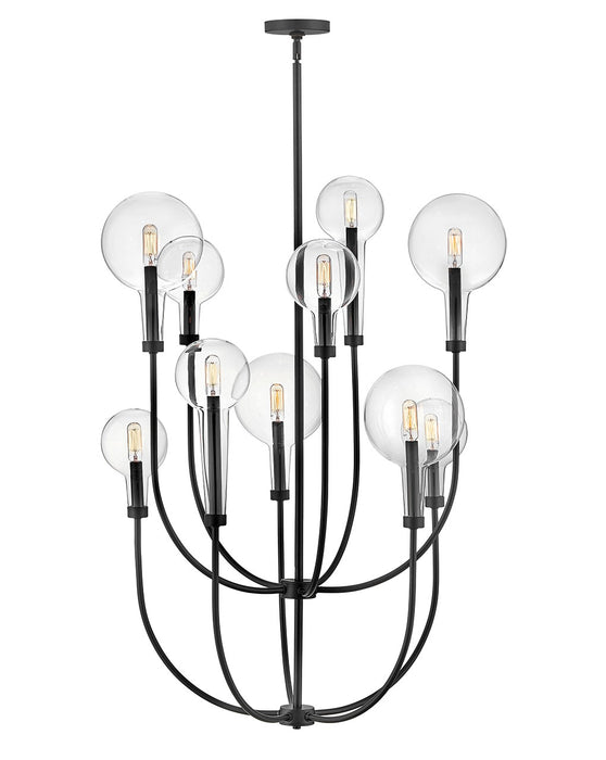 Hinkley 30527BK LED Chandelier, Black