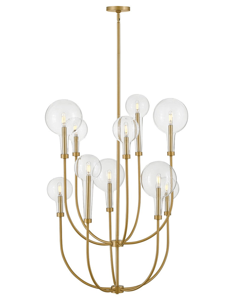 Hinkley 30527LCB LED Chandelier, Lacquered Brass