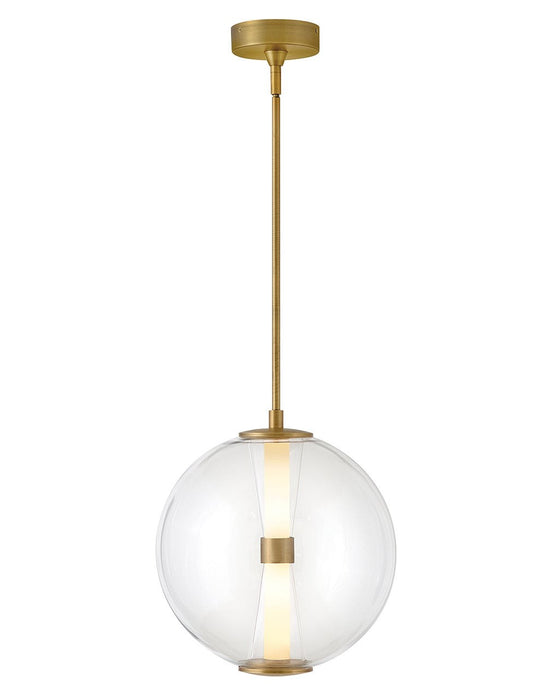 Hinkley 33107LCB LED Pendant, Lacquered Brass