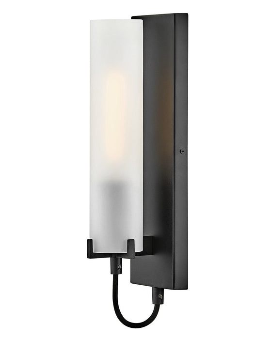 Hinkley 37850BK-WH LED Wall Sconce, Black