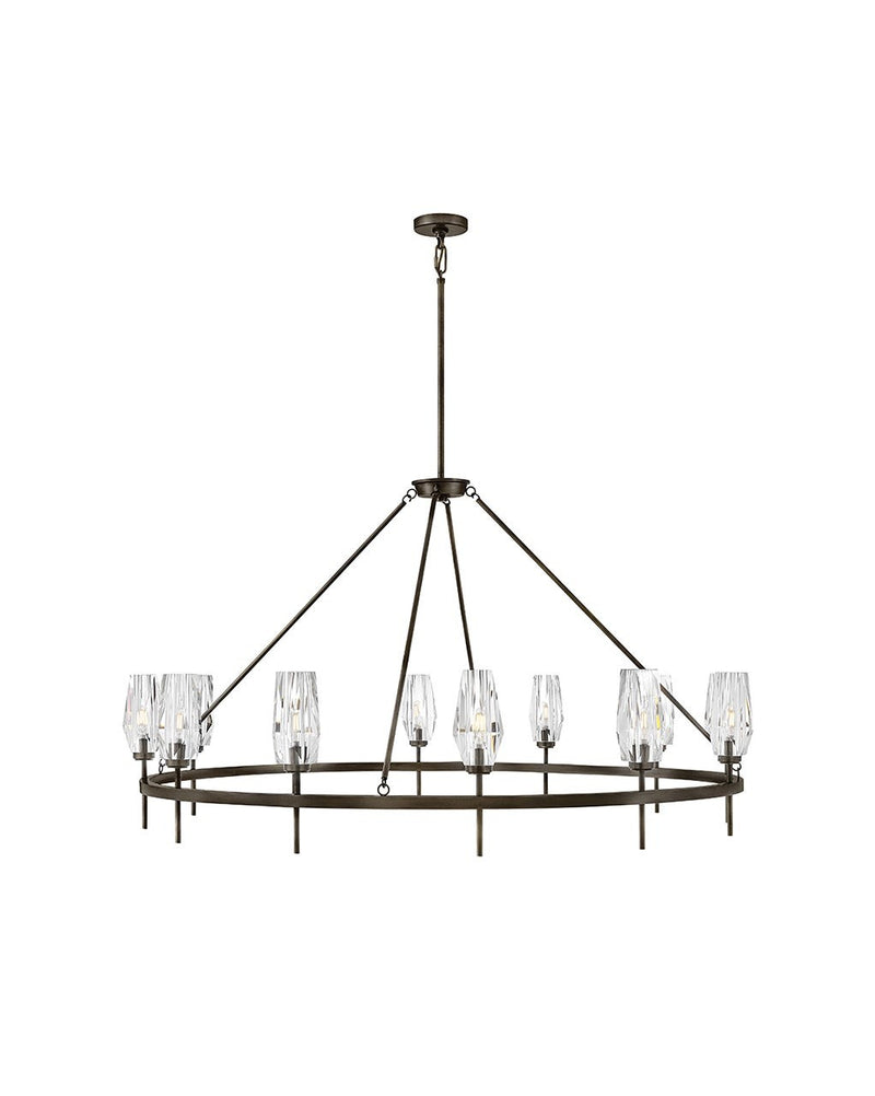 Hinkley 38259BX LED Chandelier, Black Oxide