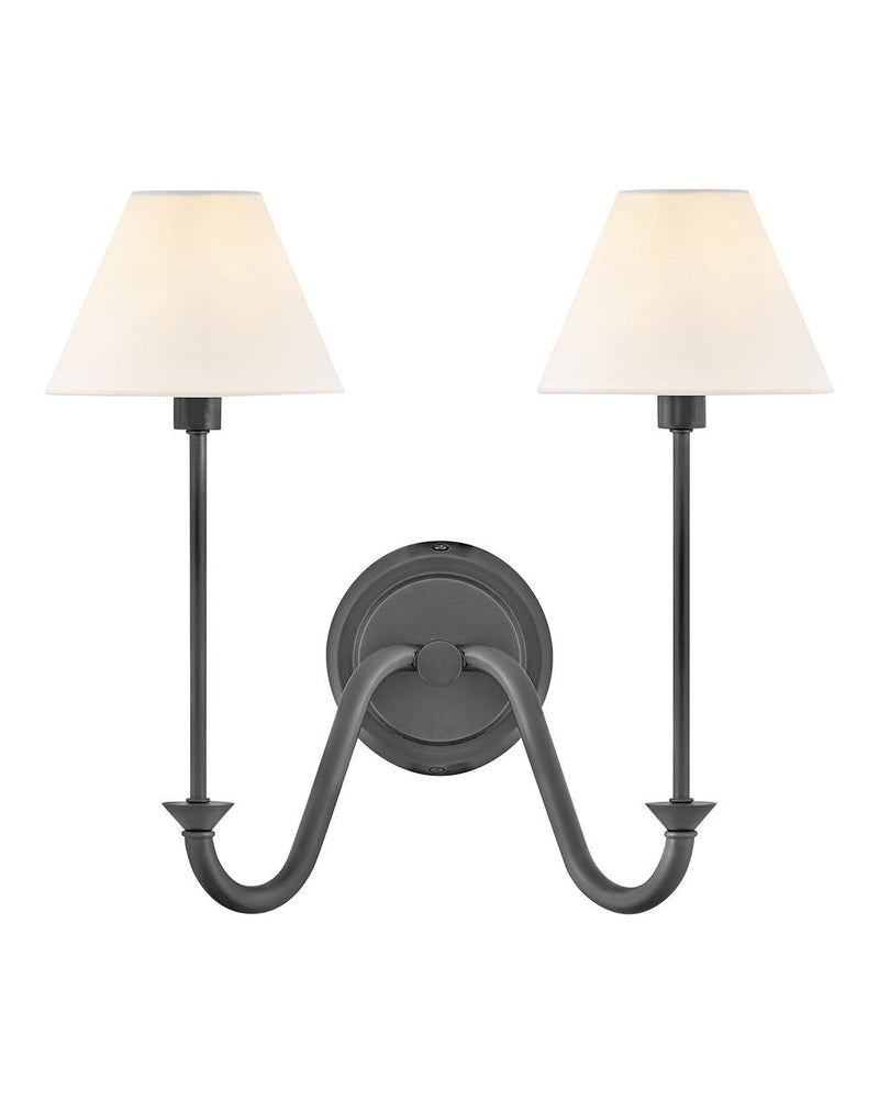 Hinkley 45162BLB LED Wall Sconce, Blackened Brass