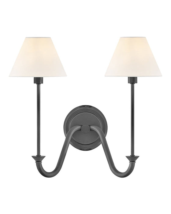 Hinkley 45162BLB LED Wall Sconce, Blackened Brass