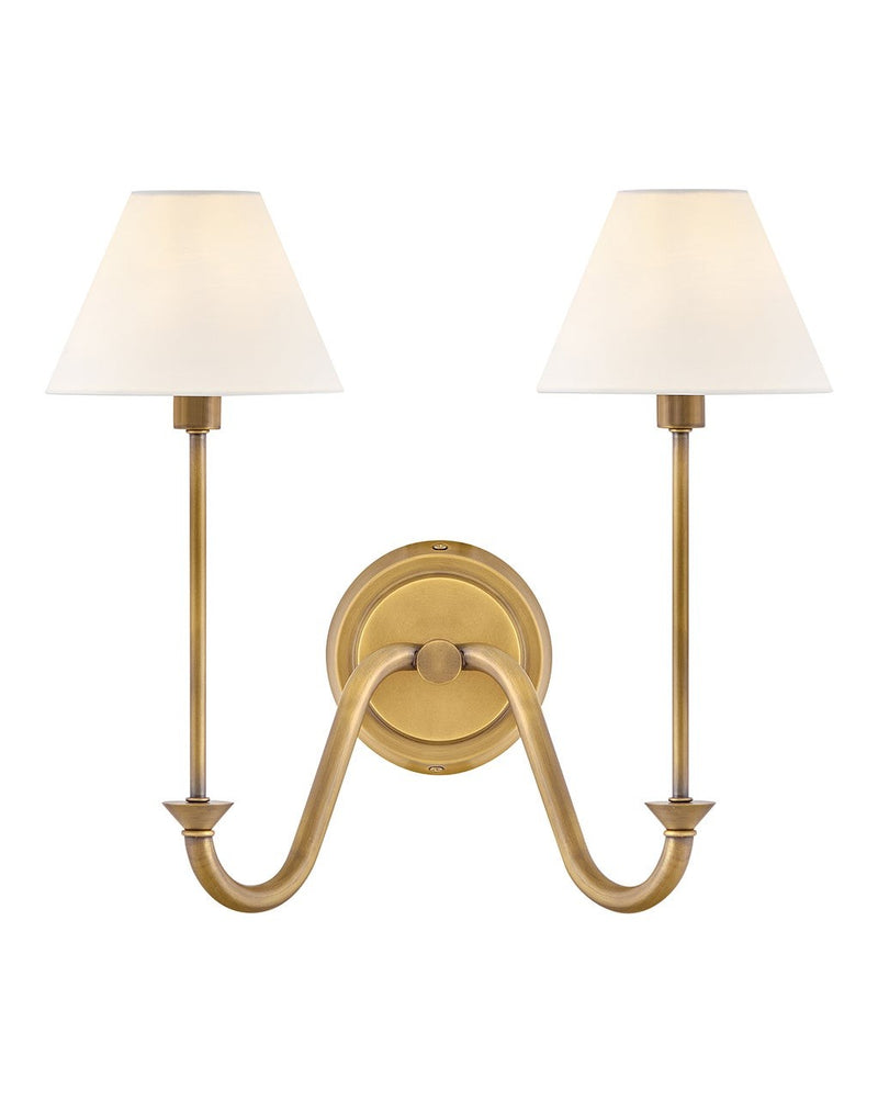 Hinkley 45162HB LED Wall Sconce, Heritage Brass