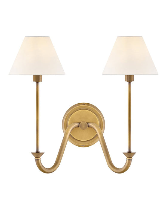Hinkley 45162HB LED Wall Sconce, Heritage Brass