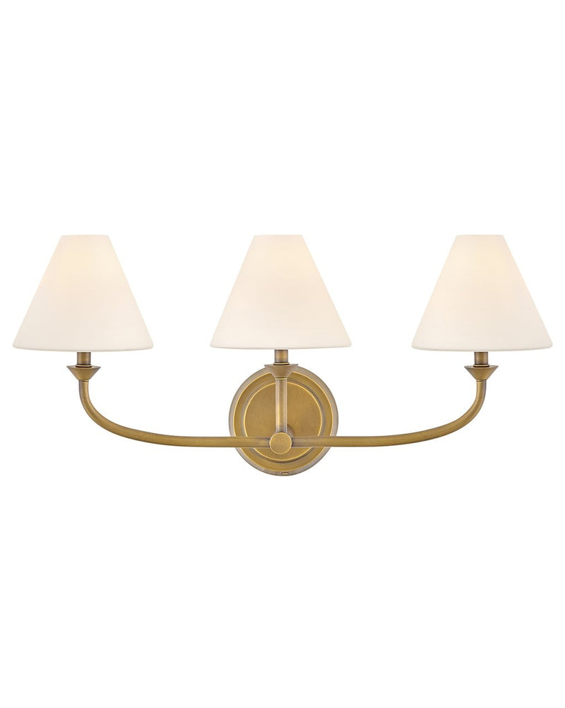 Hinkley 52493HB-OP LED Vanity, Heritage Brass