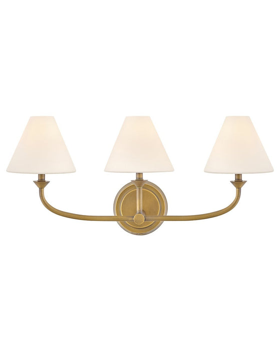 Hinkley 52493HB-OP LED Vanity, Heritage Brass